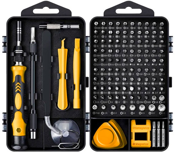 122-i-1 Reparationskit til PC, bærbar, mobil billede