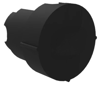 XLR Baghus – Kort til 6mm kabel – Passer til Neutrik NC3MXXBAGWOB/NC3FXXBAGWOB