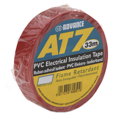 Billede af Advance AT7 PVC-tape 19mm x 33m - Rød