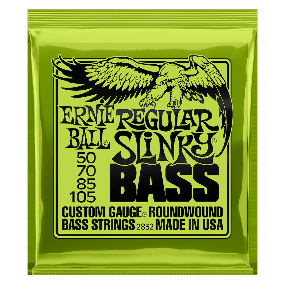 Se Ernie Ball 2832 Regular Slinky Bass 50 - 105 til 4-strenget bas hos Music2you
