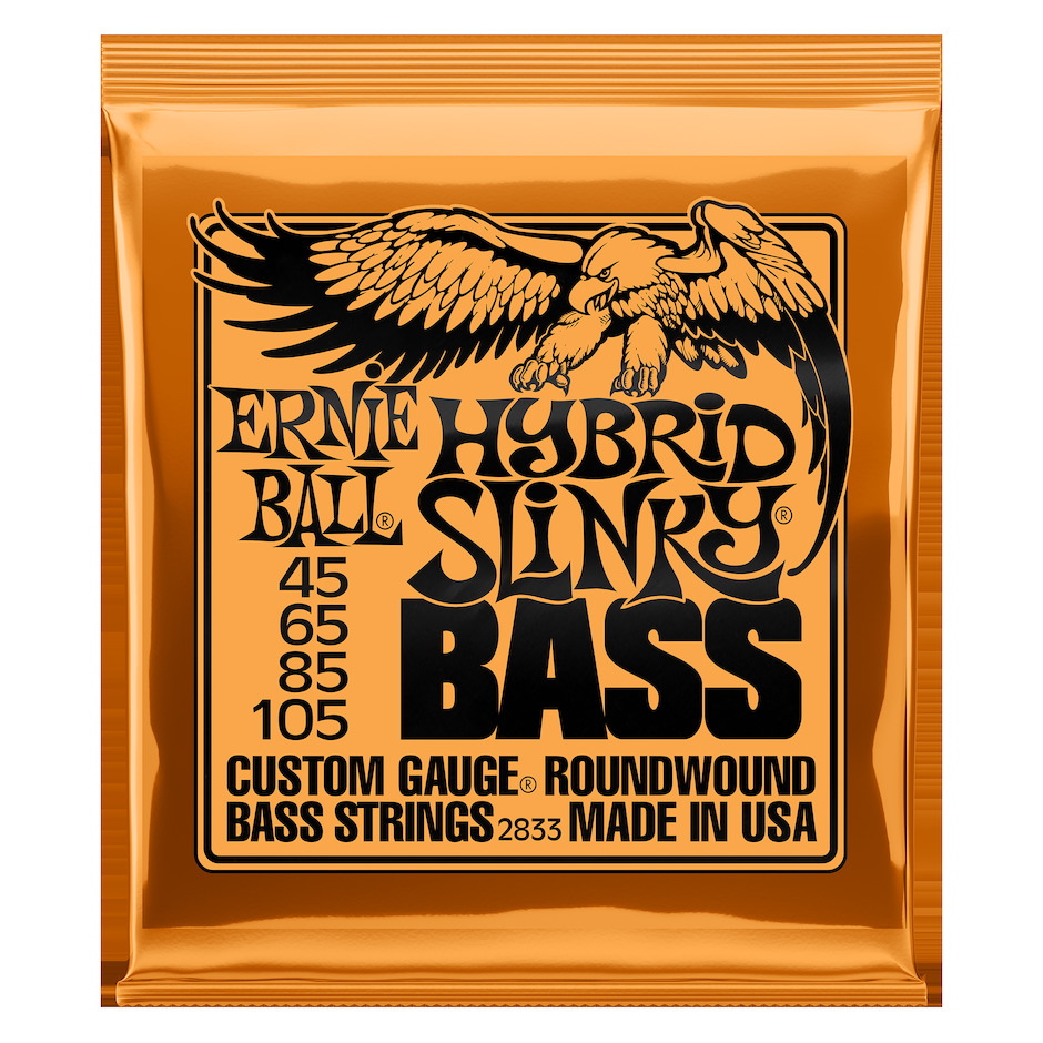 Billede af Ernie Ball 2833 Hybrid Slinky Bass 45 - 105 til 4-strenget bas