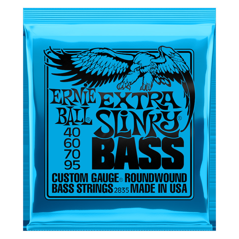 Ernie Ball 2835 Extra Slinky Bass 40 - 95 til 4-strenget bas (749699128359)