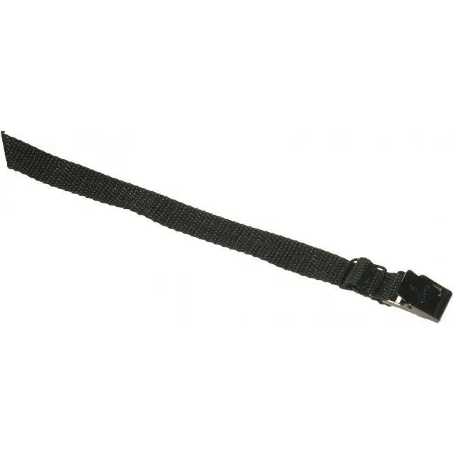 Arno strop – 50 cm x 18 mm – Sort med 2 kabel Loops