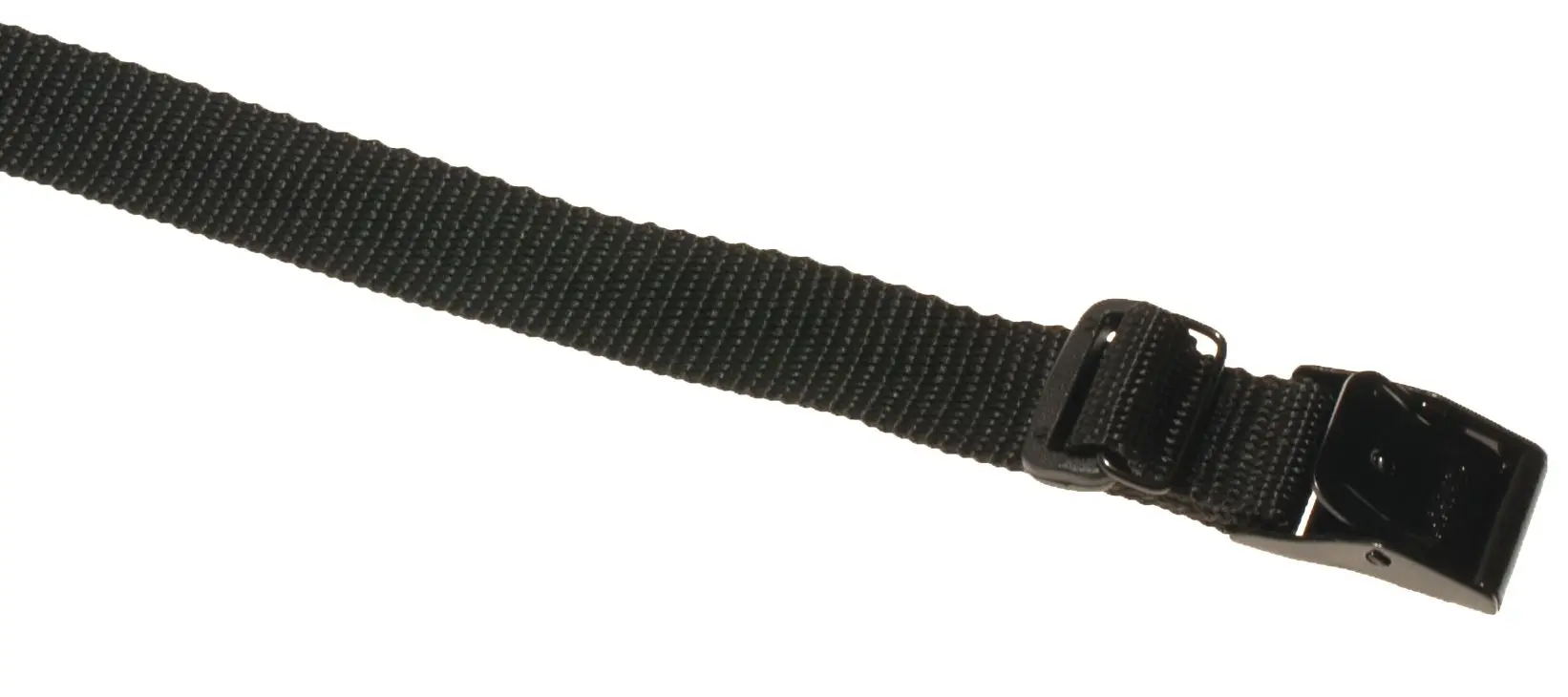 Arno strop – 100 cm x 25 mm – Sort med 2 kabel Loops
