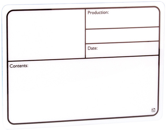AH 88001 Tourlabel Selvklæbende 177x127mm - Hvid