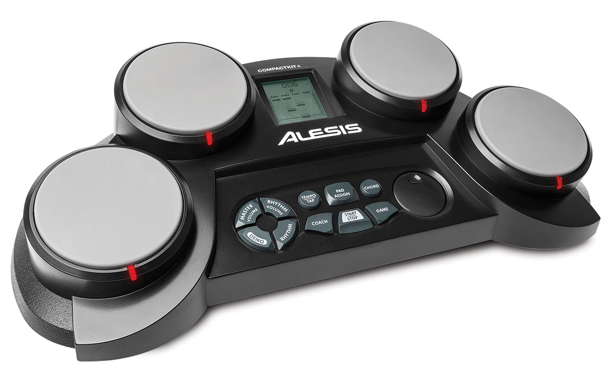 Køb Alesis COMPACTKIT 4 - Transportabel bordmodel trommekit - Pris 795.00 kr.