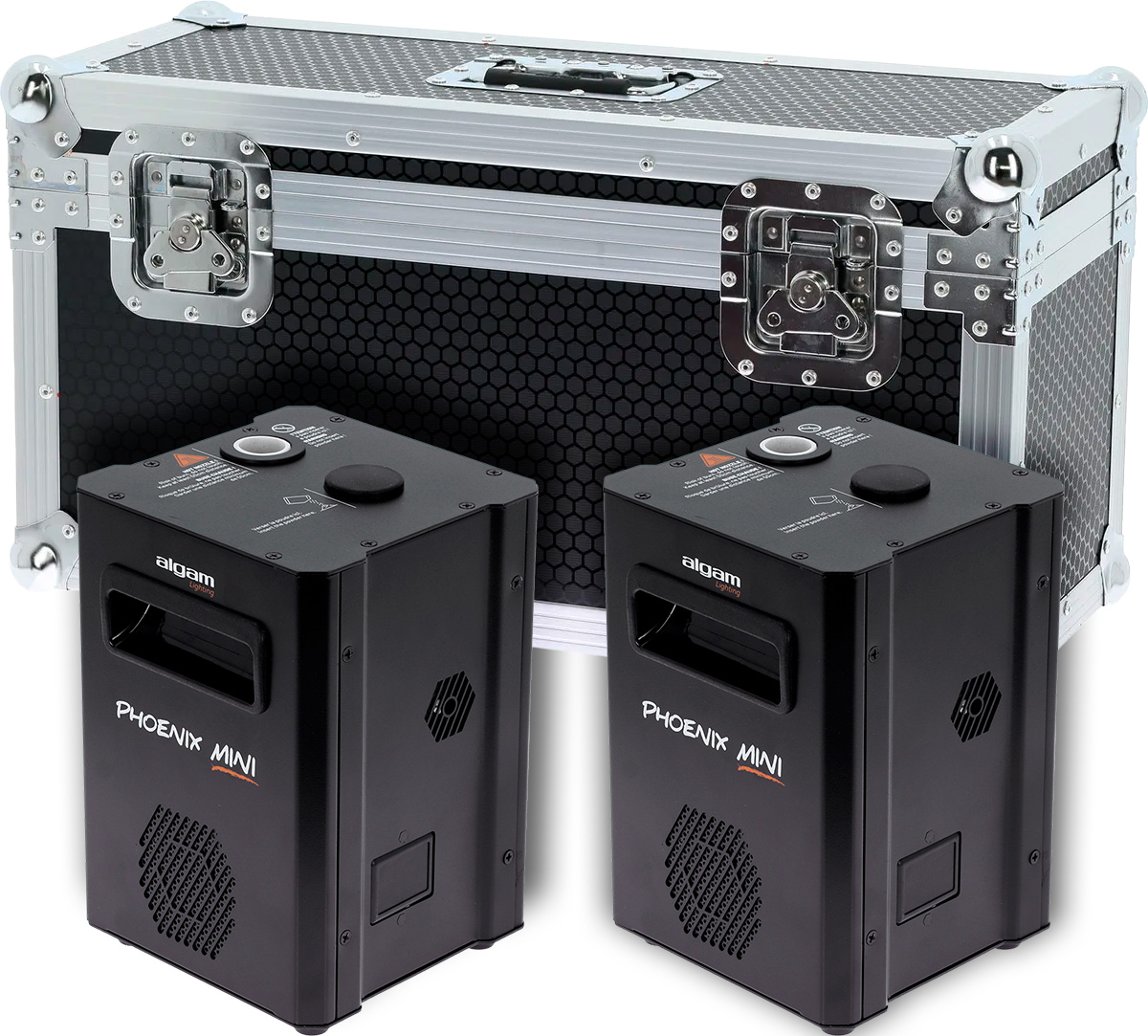 Algam Lighting 2 stk PHOENIX Cold Spark Machine m. Flightcase - Bundle
