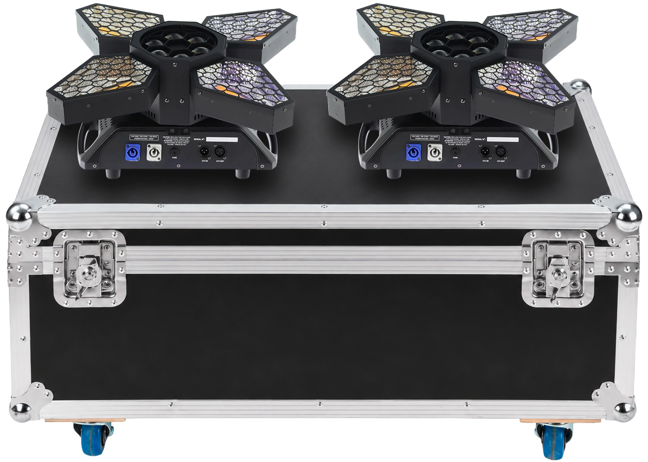 Algam Lighting Vintage Flower LED Effekt m. Flightcase - Bundle