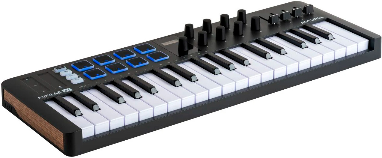 Arturia MiniLab 37 Midi Keyboard - Sort