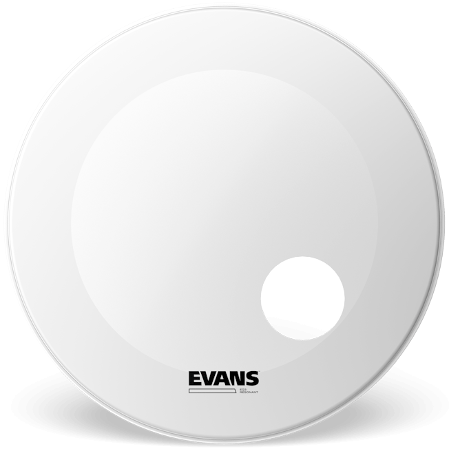 Evans EQ3 Resonant Stortromme Skind 18 Coated/White Med hul