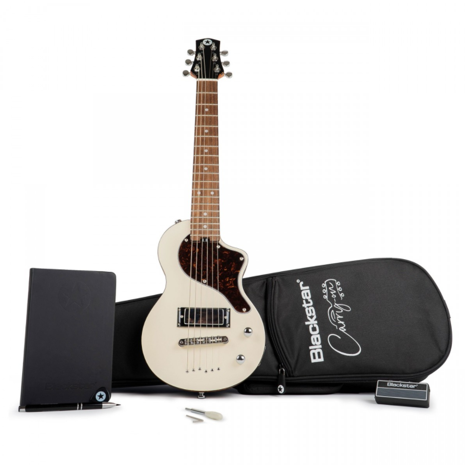 Køb Blackstar Carry-on Elguitar Travel Guitar Pack - Hvid - Pris 2995.00 kr.
