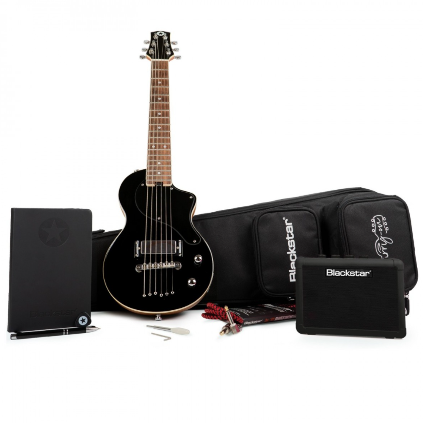 Køb Blackstar Carry-on Elguitar Deluxe Travel Guitar Pack - Sort - Pris 3395.00 kr.