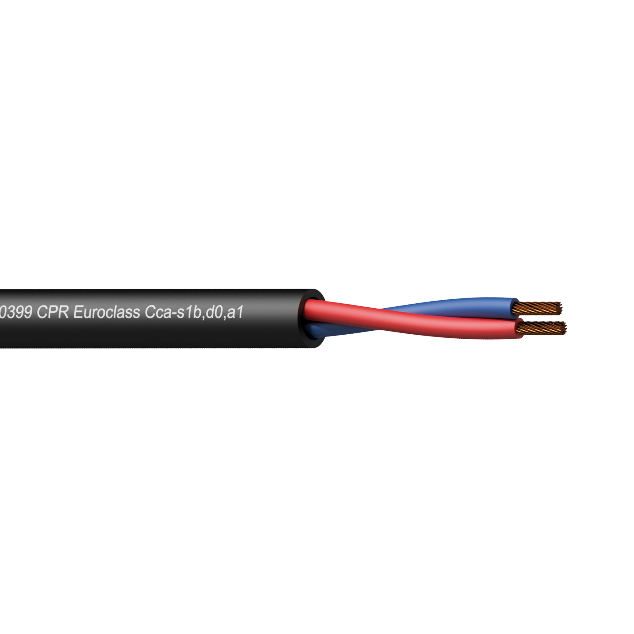 Billede af Procab CLS215-CCA Højttaler kabel 2x1,5m ² - Sort (Metermål)