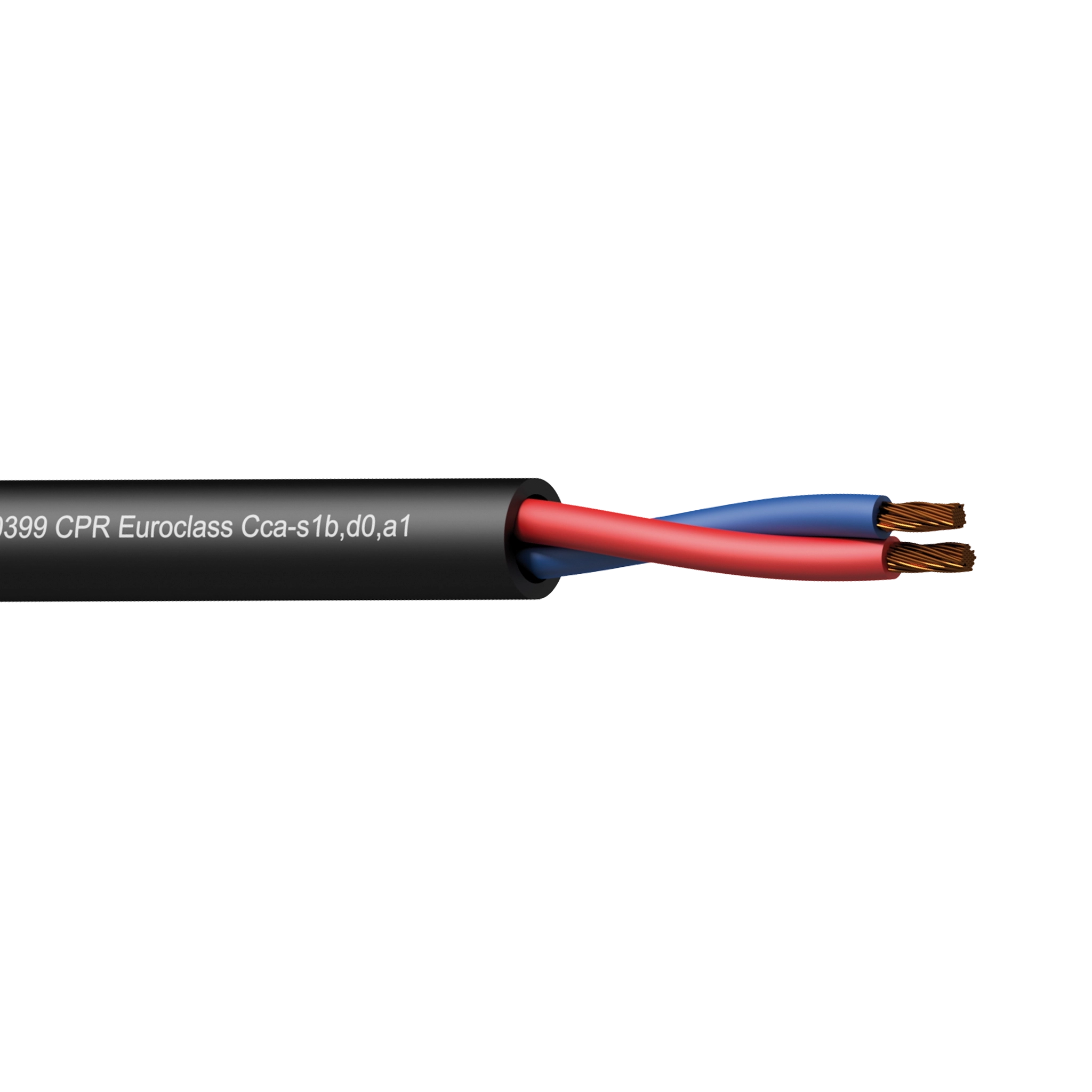 Procab CLS225-CCA Højttaler kabel 2x2,5mÂ² - Sort (Metermål)