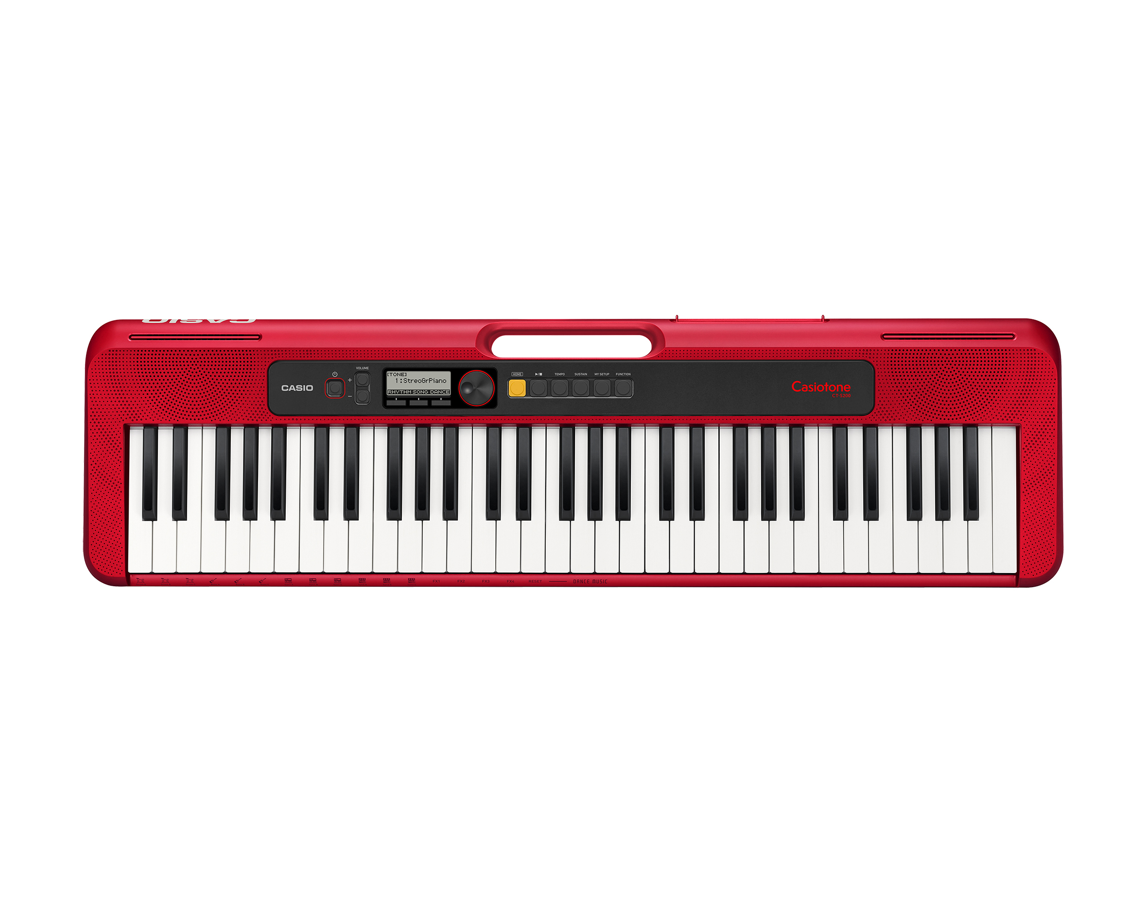 Køb Casio CT-S200 Keyboard - Rød - Pris 1079.00 kr.