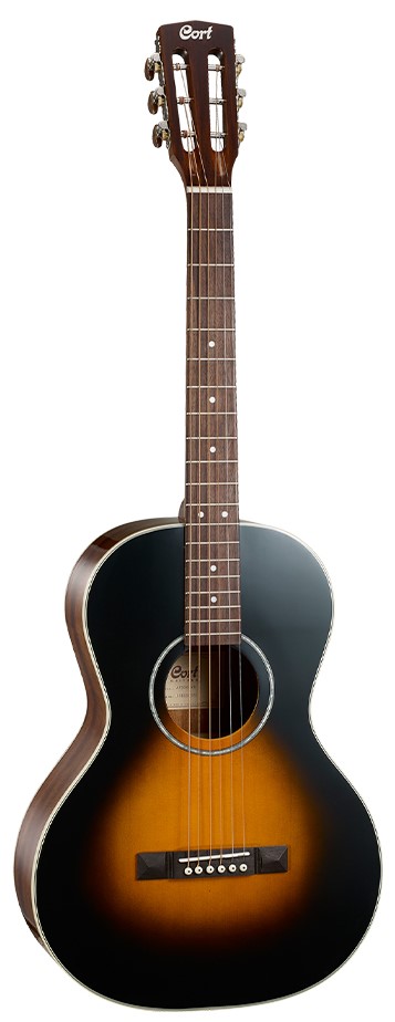 Køb Cort AP550 Parlour Western Guitar - Vintage Burst - Pris 1595.00 kr.