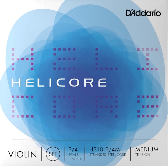 Se D ´Addario Helicore H310 - Medium Tension Violin-strenge 3/4 hos Music2you
