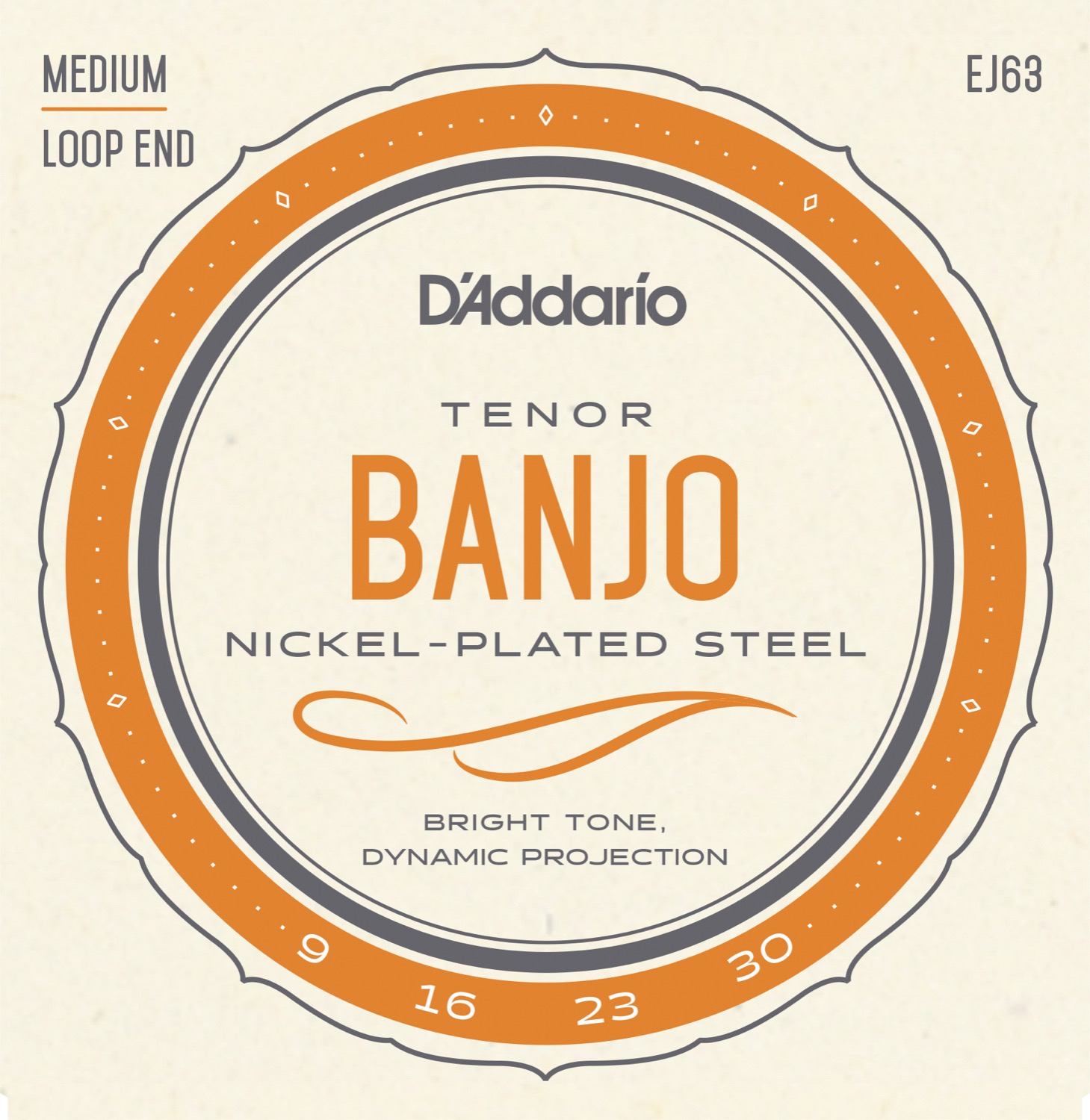 Daddario EJ63 Tenor Banjo strenge (4-strengs)