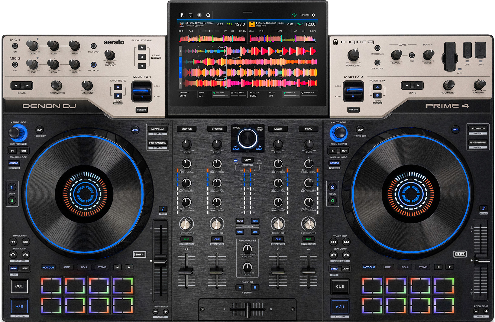 Køb Denon DJ Prime 4 G2 DJ Controller - Pris 19595.00 kr.