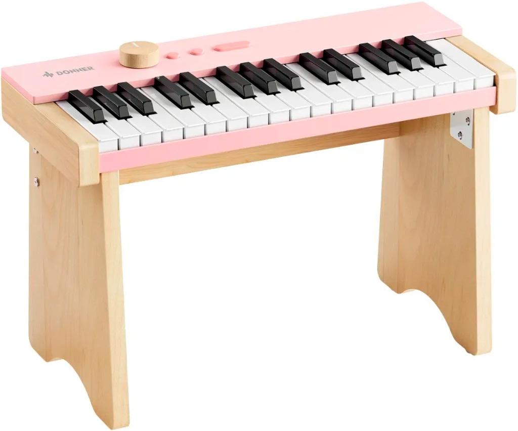 Donner KIDO V-10 Børne El Klaver - Lys Pink