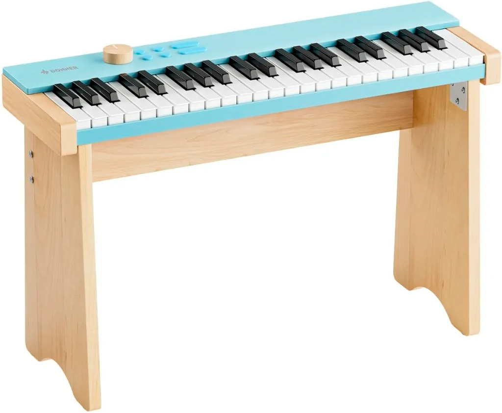 Donner KIDO V-20 Børne El Klaver - Lys Blå