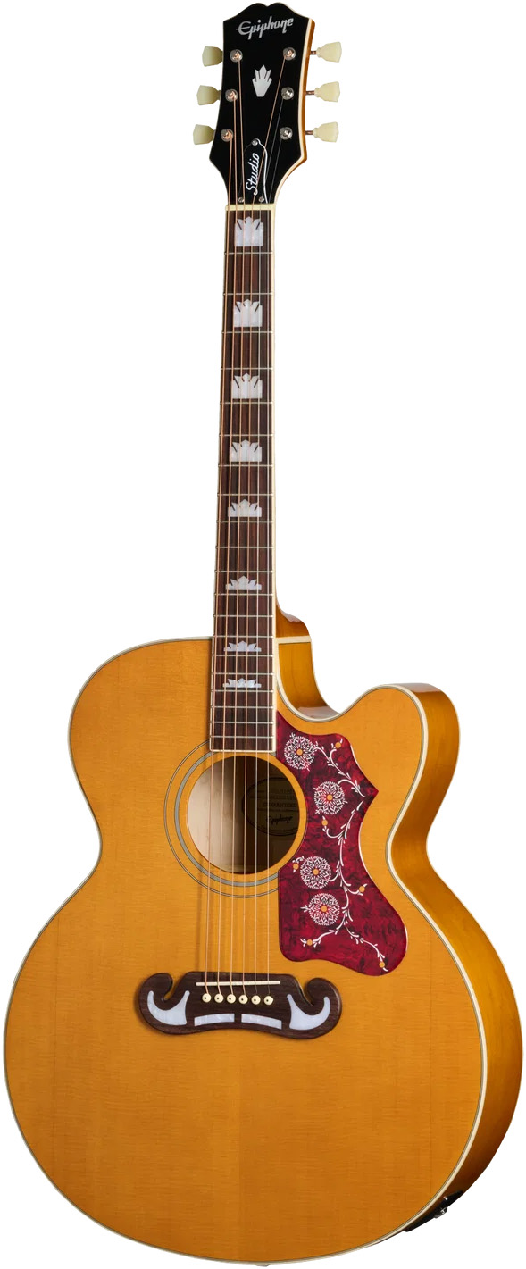 Epiphone J-200 EC Studio EC Western guitar - Natural