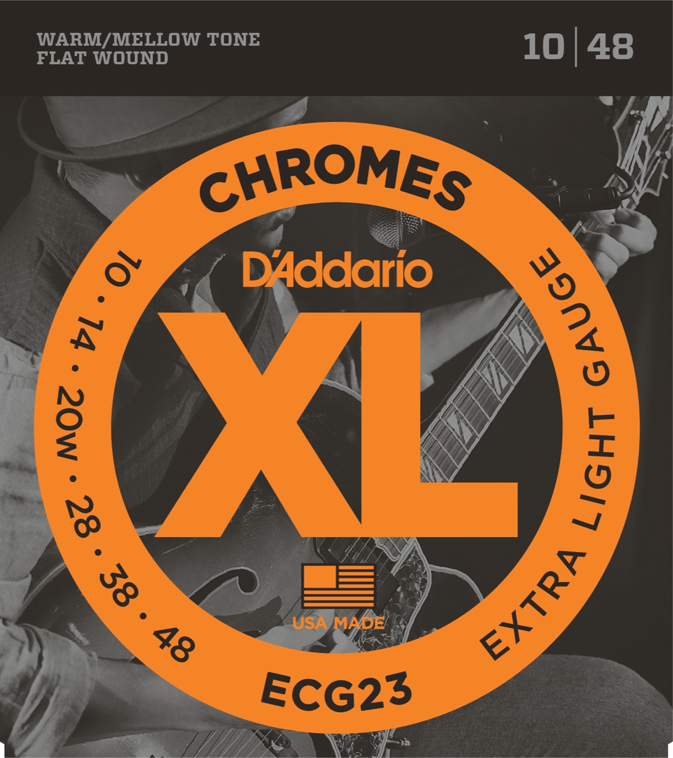 Daddario ECG23 Flat Wound 0.10 - 0.48