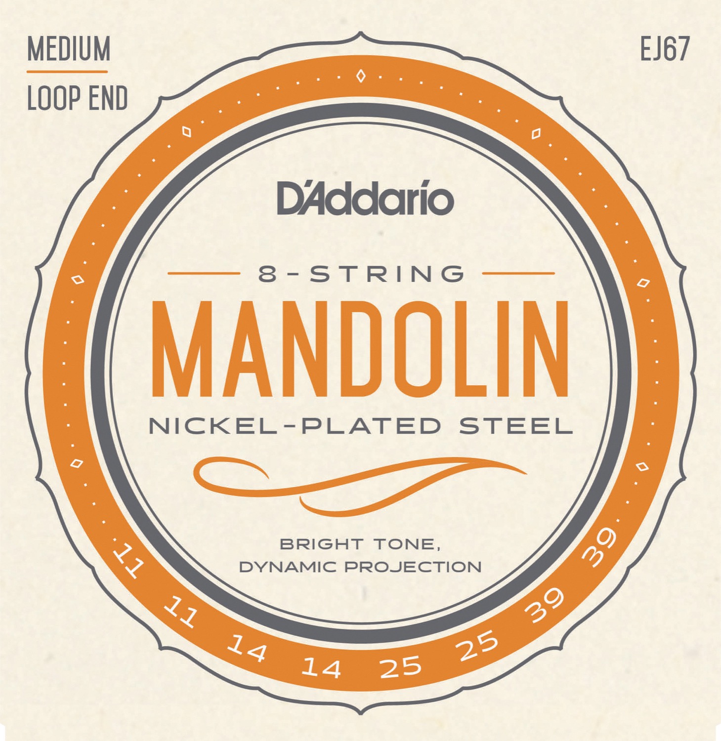 Køb Daddario EJ67 Mandolin strenge