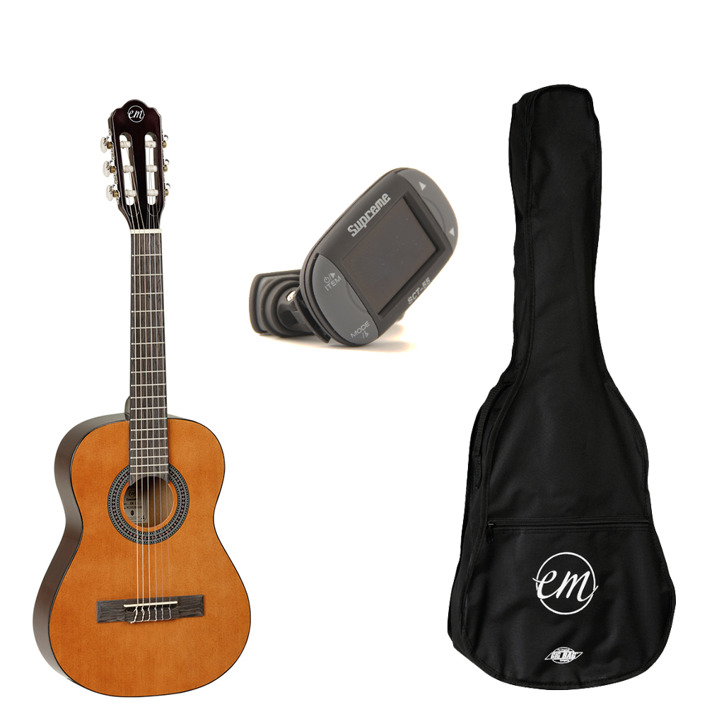 Køb Tanglewood EMC1 1/2 Klassisk Børne Guitarpakke - Natur - Pris 995.00 kr.