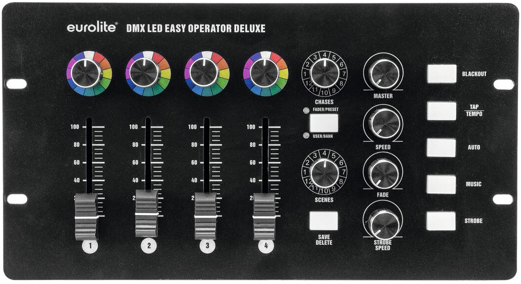 Eurolite DMX LED EASY Controller til 4 farvede LED spot/KLS-sæt