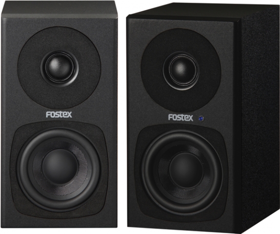 Fostex PM0.3H / PM0.3dH Aktiv/Passiv Monitor Sæt - Sort