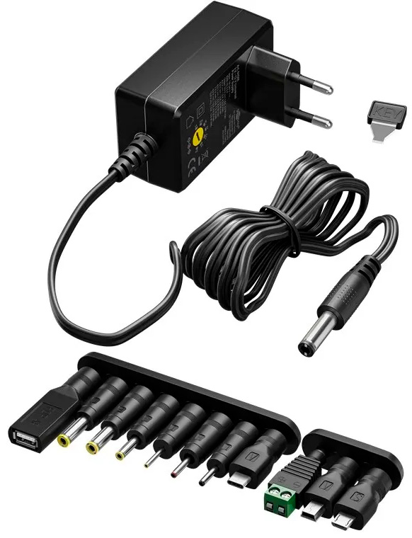 Goobay Netadapter – 3-12V DC 1000mA m. USB