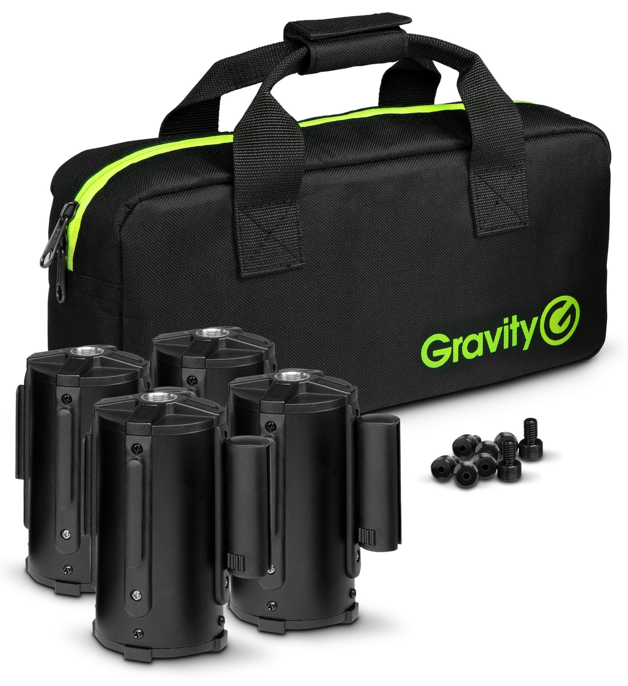 Gravity SABELT1BSET1 Afspærringsbånd sæt med taske til stativ montering
