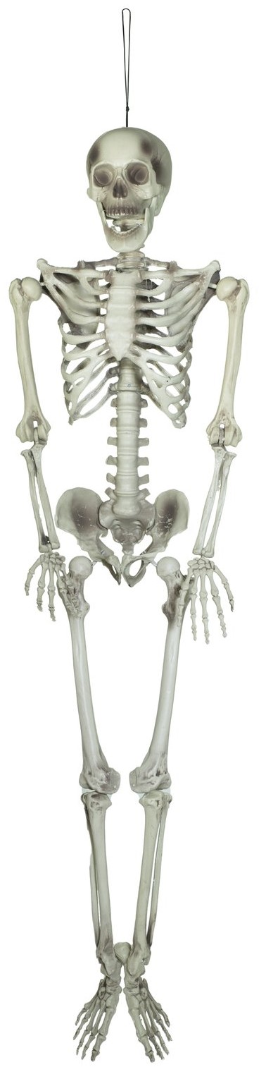 Halloween Skelet Figur til ophæng med formbar dele - 150 cm