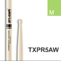Køb Pro Mark TXPR5AW 5A PRO-ROUND - Wood Tip - Pris 105.00 kr.