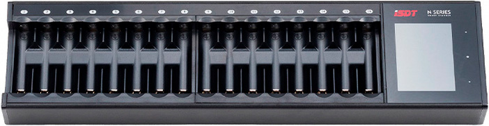 ISDT N16 Intelligent lader til 16 stk. AA / AAA Genopladelige Batterier