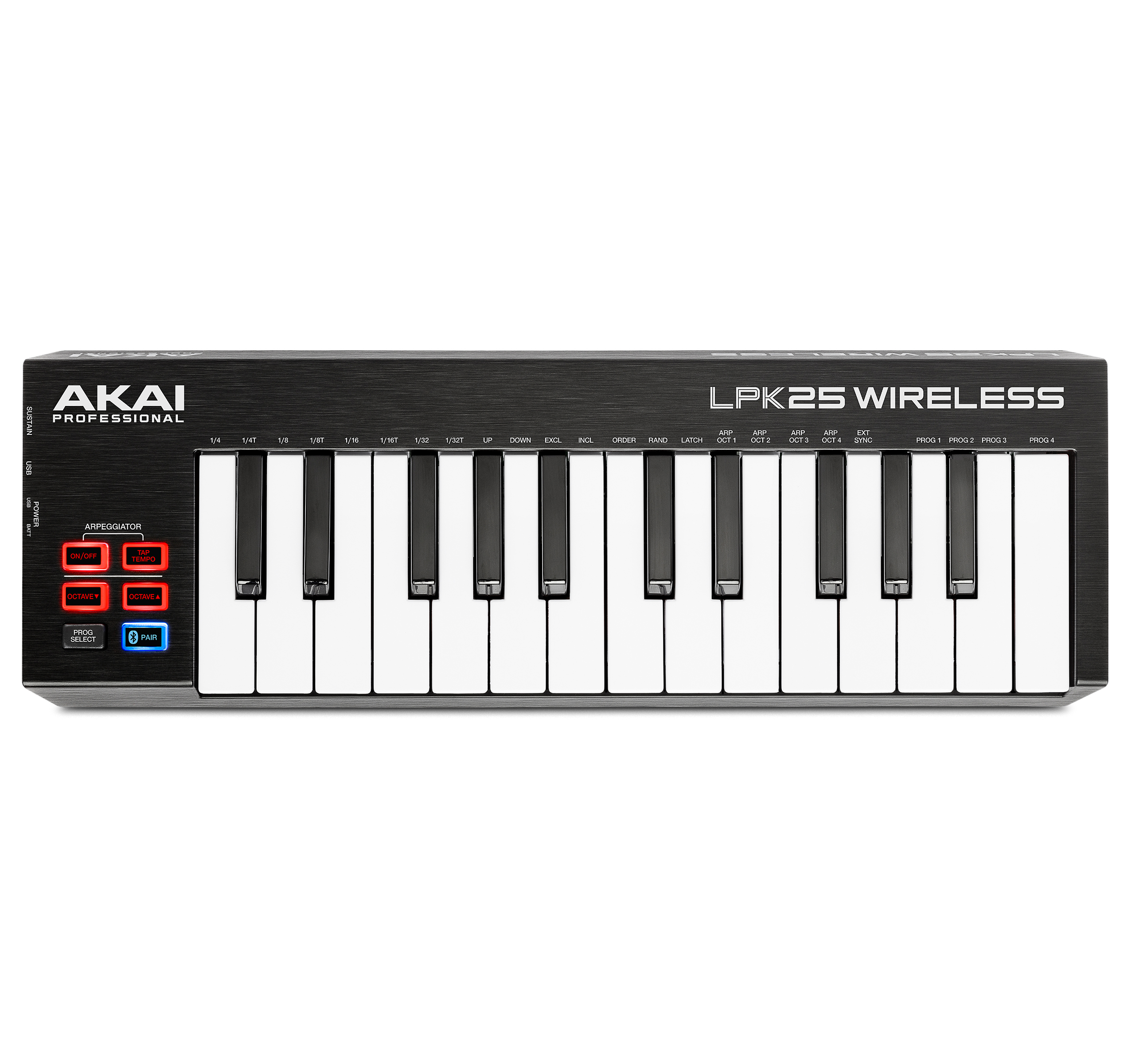 Køb Akai LPK25 Wireless MIDI Keyboard - Pris 559.00 kr.