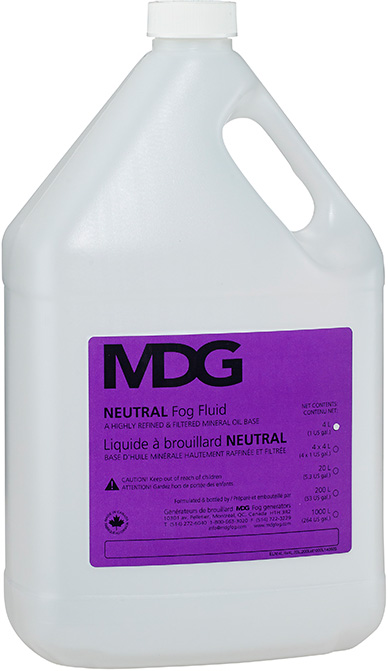MDG Neutral Røgvæske 4 Liter