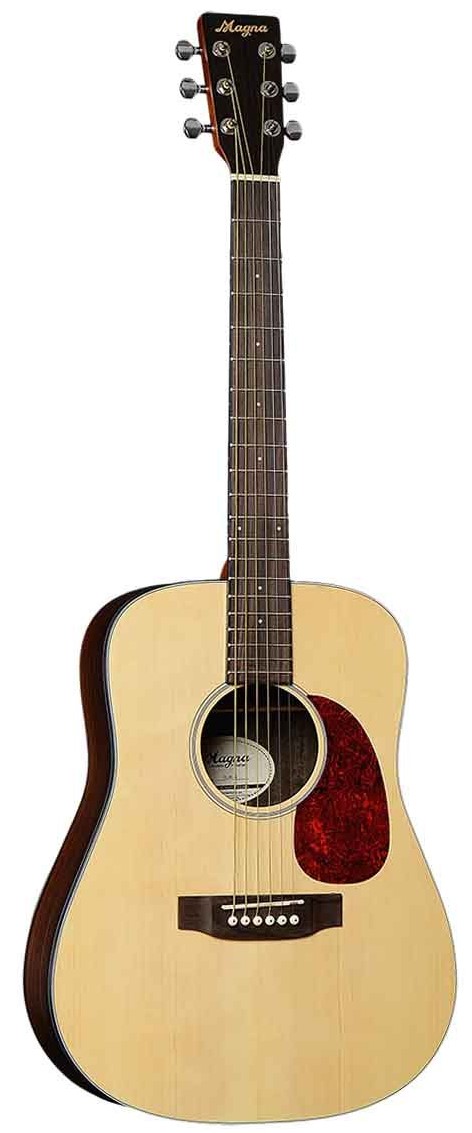 Køb Magna DJR-3 3/4 Western guitar - Natur - Pris 1595.00 kr.