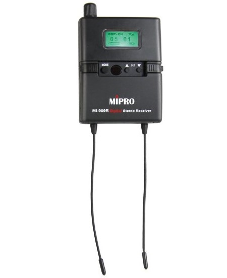 Se Mipro MI-909R - Digital In-ear bodypack Modtager - 5E / 480-544 MHz hos Music2you