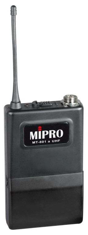 Se Mipro MT801A Lommesender - passer til MR818 modtager 827.125 (C4) hos Music2you