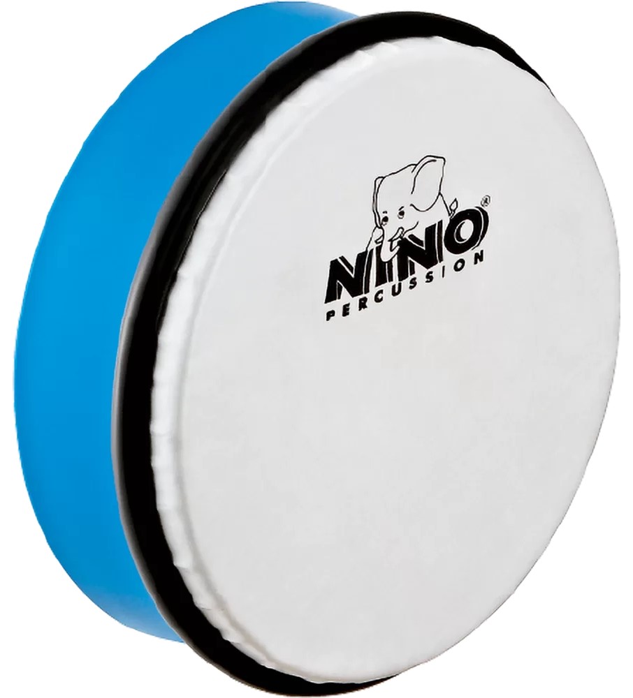 Køb Nino 6" Håndtromme med trækølle - Forskellige farver Blå - Pris 169.00 kr.