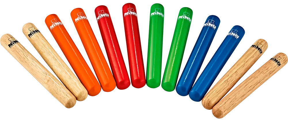 Nino 502-MC Claves bundle (6 sæt i forskellige farver)