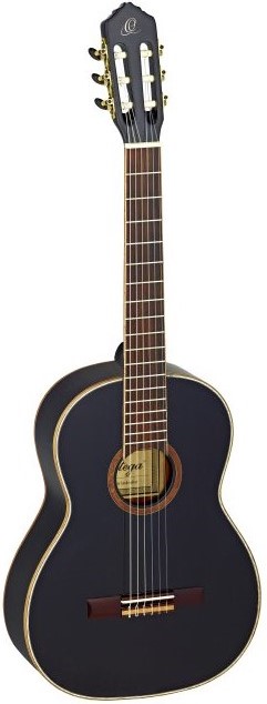 Køb Ortega R221BK Klassisk guitar 4/4 - Sort - Pris 2695.00 kr.