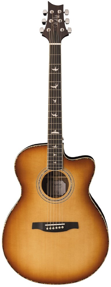 PRS SE A40ETS Angelus Western guitar inkl. hardcase - Tobacco Sunburst