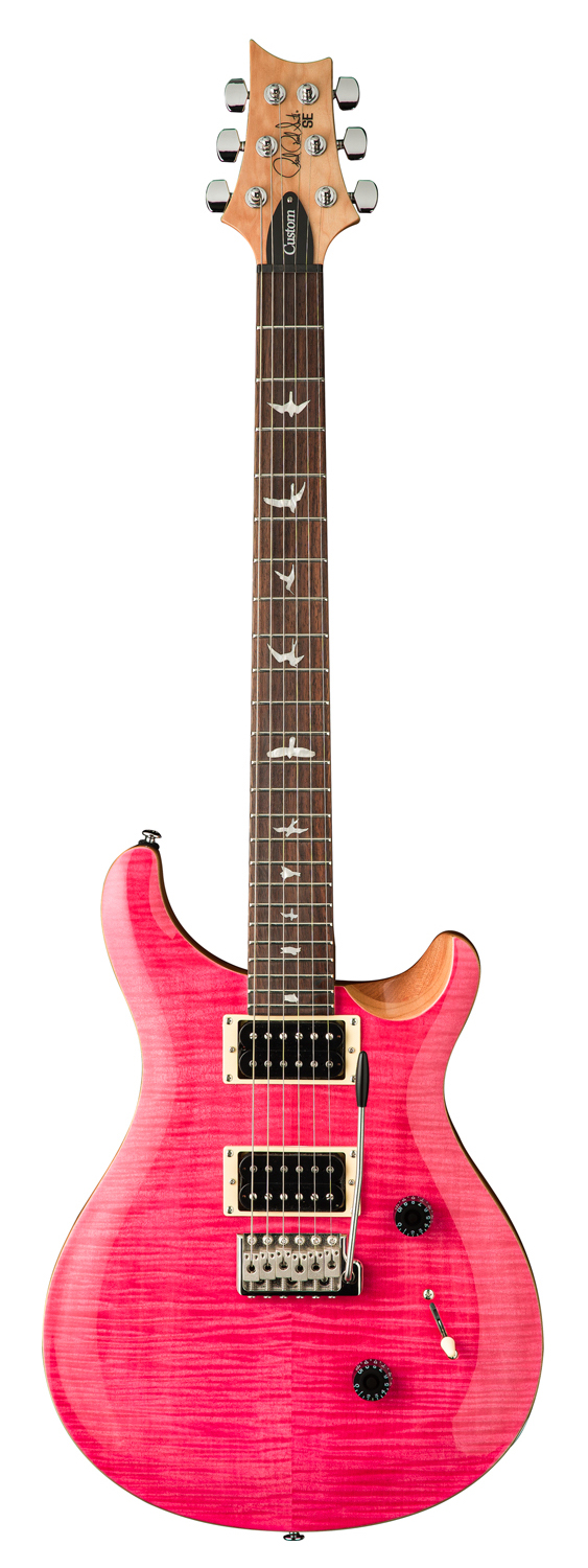 Køb PRS SE Custom 24 Bonnie Pink El Guitar inkl gigbag - Pris 6895.00 kr.