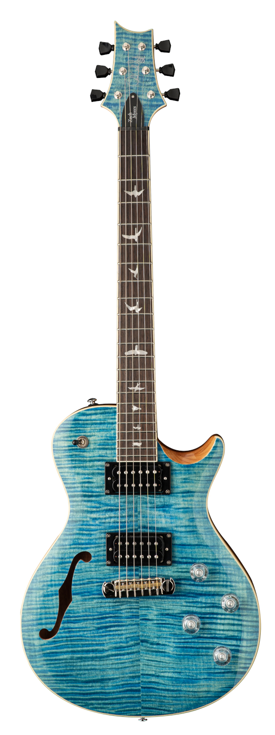 Køb PRS SE-Zach Myers - Myers Blue El-guitar inkl. gigbag - Pris 6795.00 kr.