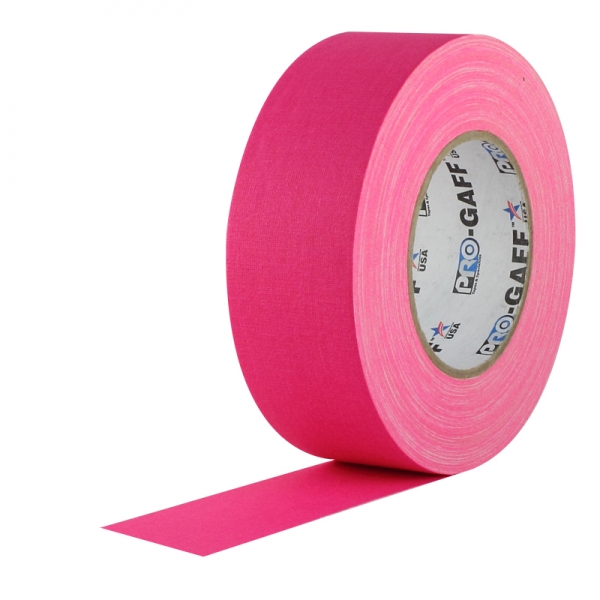 PRO-GAFF Glow Gaffatape 48mm x 22,8m - Flere farver Pink