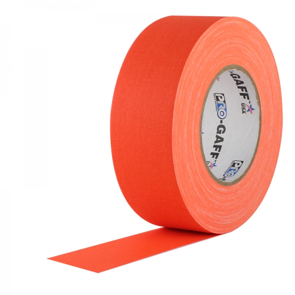 PRO-GAFF Glow Gaffatape 48mm x 22,8m - Flere farver Orange