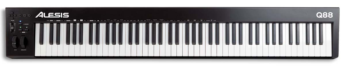 Køb Alesis Q88MKII MIDI keyboard - Pris 1595.00 kr.